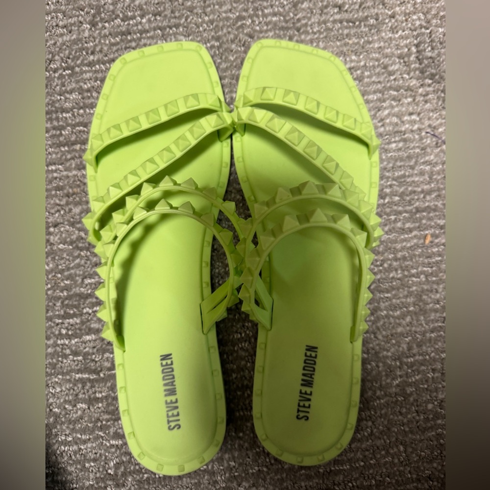 Steve Madden Women's Green Sandals